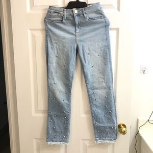 Brand new Frame jeans with pearl